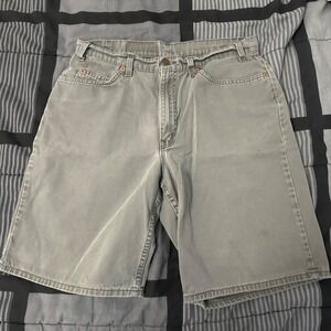 Vintage Levis 560 Shorts Mens 33 Gray